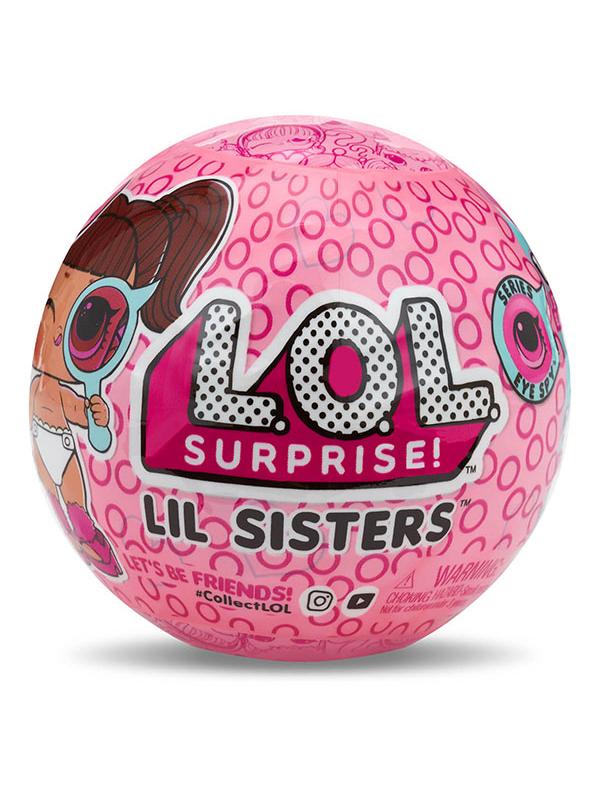 Кукла L.O.L. Surprise Lil Sisters (Кукла ЛОЛ Сестрёнки Декодер) в шаре, 552147