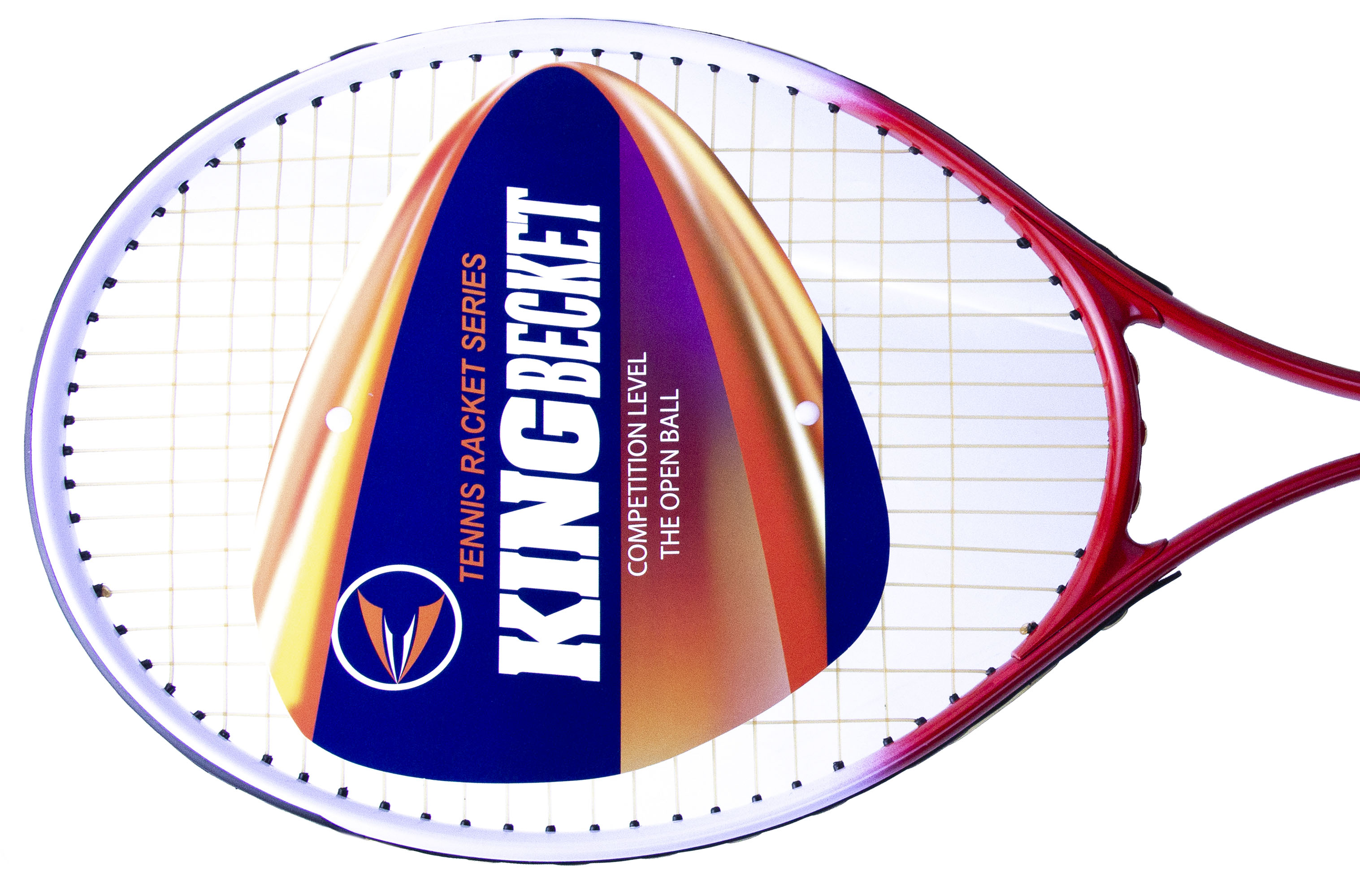 Ракетка KingBecket PRO-080 для большого тенниса в чехле / красный