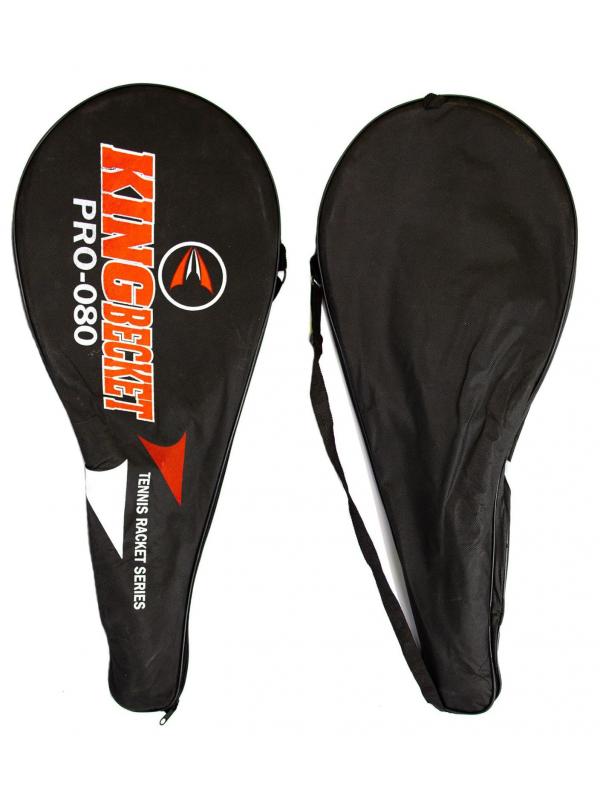 Ракетка KingBecket PRO-080 для большого тенниса в чехле / красный