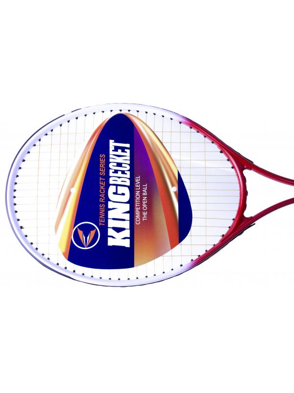 Ракетка KingBecket PRO-080 для большого тенниса в чехле / красный