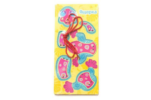 Развивающая игрушка Мастер Игрушек Шнуровка Ящерка