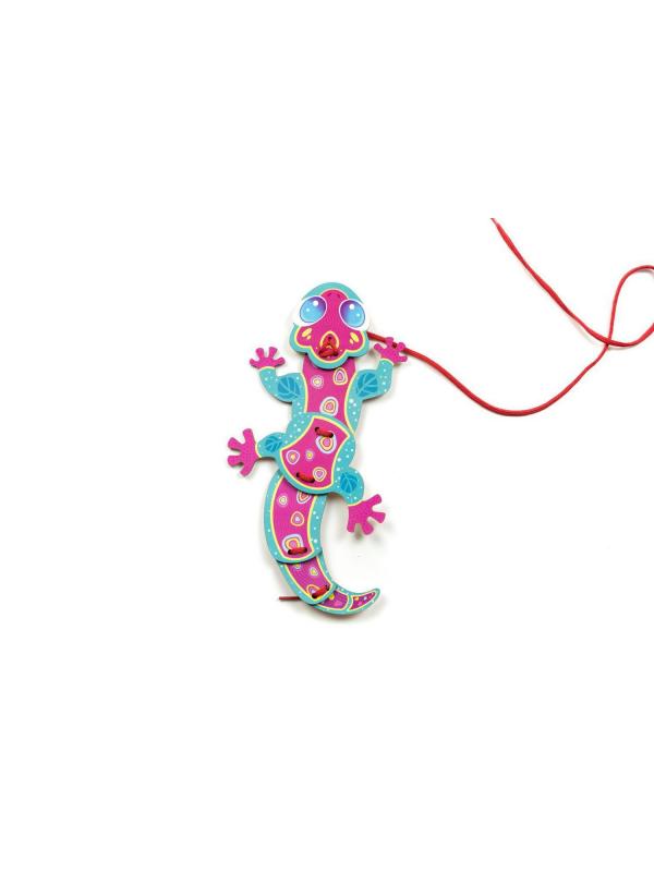 Развивающая игрушка Мастер Игрушек Шнуровка Ящерка