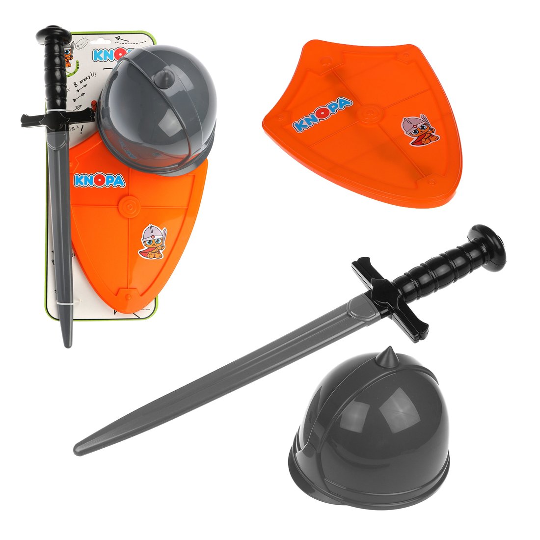 Набор оружия Вояка шлем, щит и меч