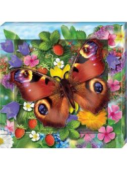 Набор для тв-ва Объемная картинка Радужная бабочка