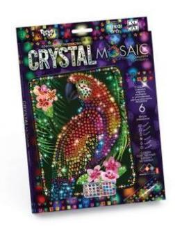 Набор креативного тв-ва Crystal Mosaic Попугай