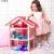 Кукольный домик Роза Хутор трехэтажный, для кукол до 12 см (14 предметов мебели)