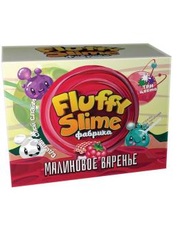 Набор Юный Химик Флаффи Слайм фабрика Малиновое варенье (3 шт)