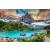Алмазная мозаика Изумрудное озеро в горах, 30х40 см, 29 цв, полн. заполнение, с подр.