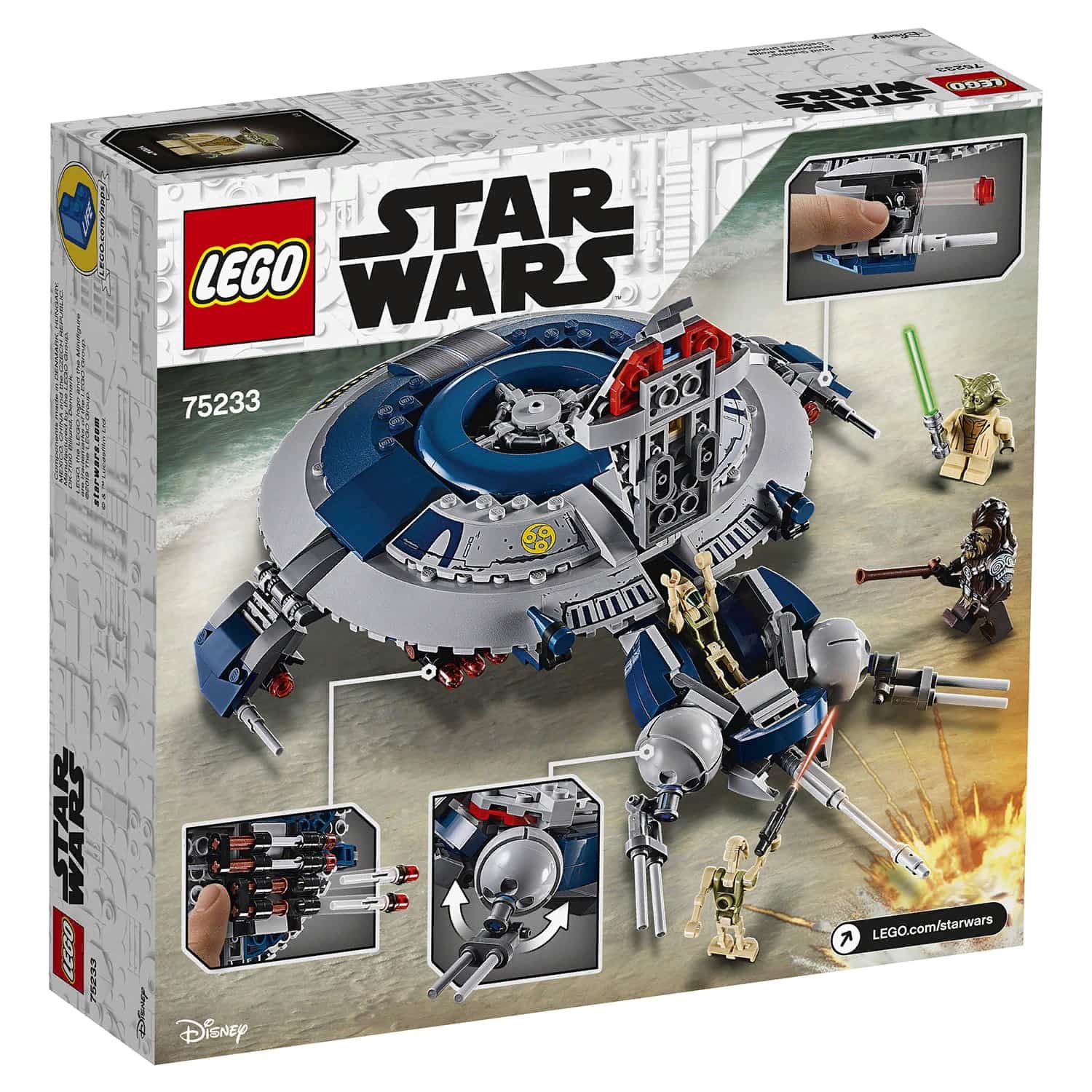 Конструктор LEGO Star Wars «Дроид-истребитель» 75233