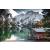 Алмазная мозаика Деревянный домик у горного озера, 30х40 см, 30 цв., полн. заполнение, с подр.