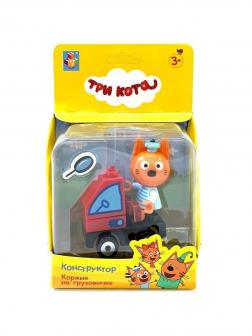 Конструктор Три кота бол.детали, Коржик на грузовичке