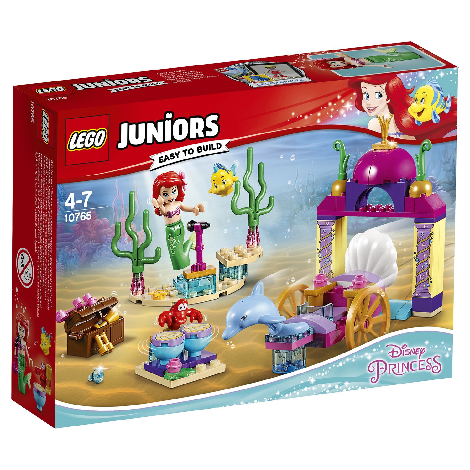 Конструктор LEGO Juniors «Подводный концерт Ариэль» 10765
