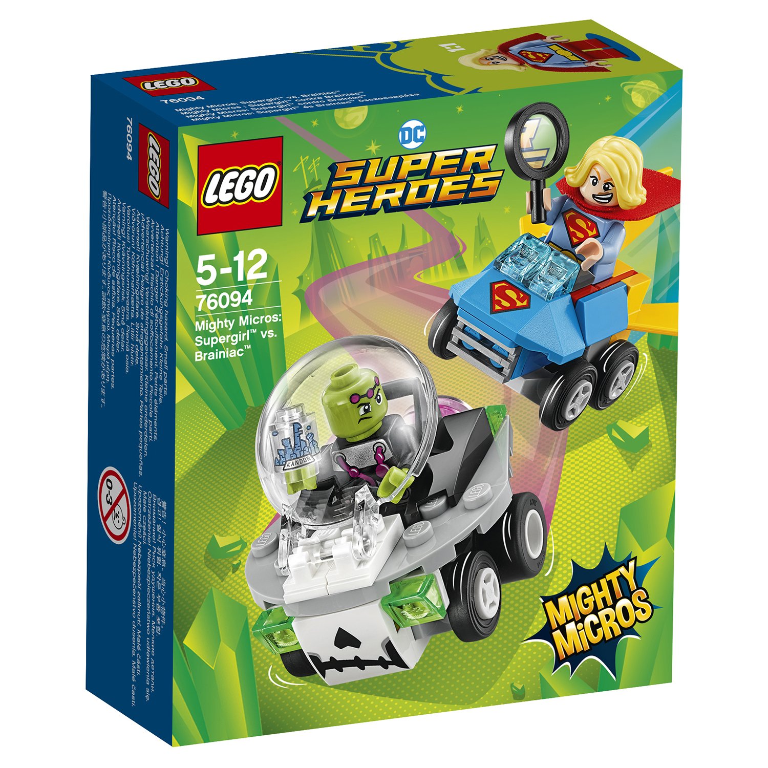Конструктор LEGO Super Heroes Mighty Micros «Супергёрл против Брейниака» 76094