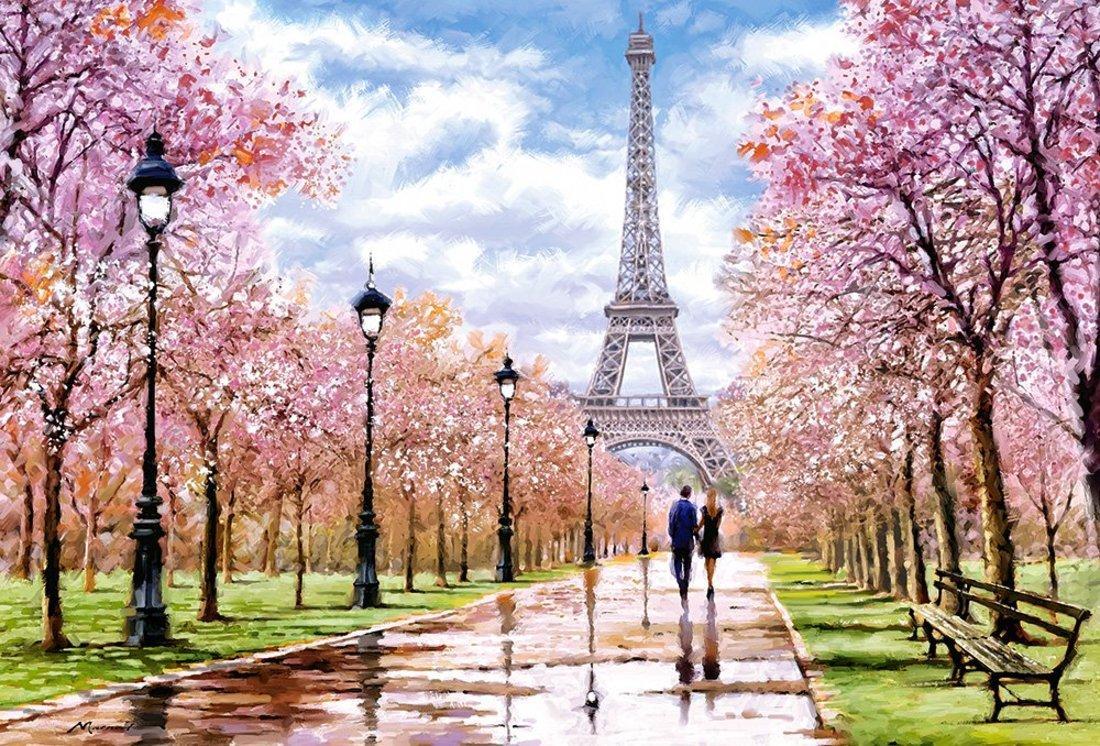 Пазлы 1000 Романтическая прогулка по Парижу