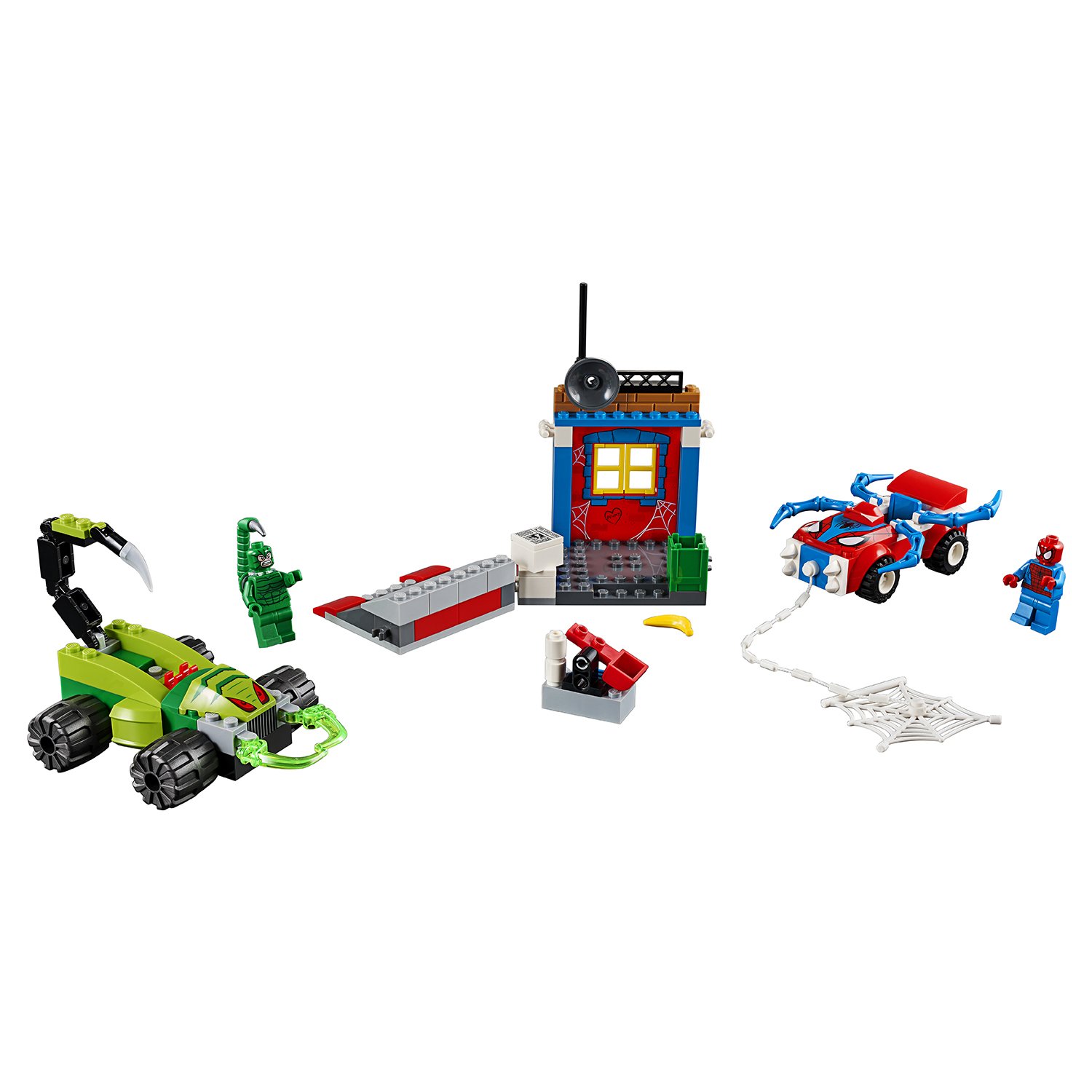 Конструктор LEGO Juniors «Решающий бой Человека-паука против Скорпиона» 10754