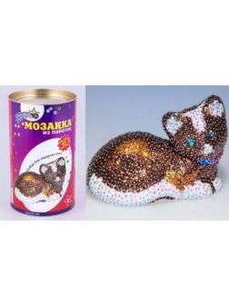 Мозаика из пайеток 3D Кошка