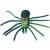 Игрушка Насекомое-тянучка Зеленый Пауки с пищалкой 15 см.  Зеленый 9707W / 2 шт.