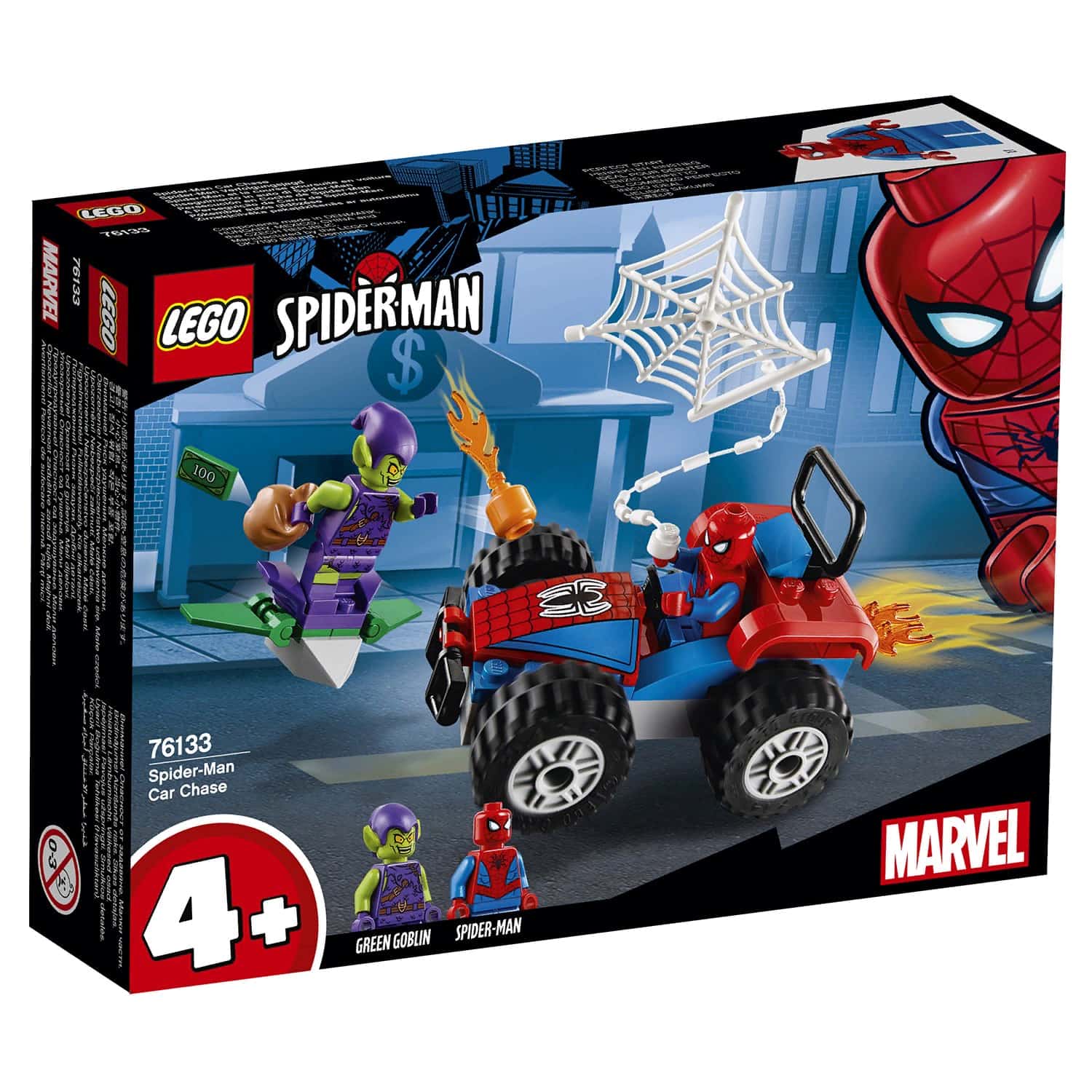 Конструктор LEGO Super Heroes «Автомобильная погоня Человека-паука» 76133