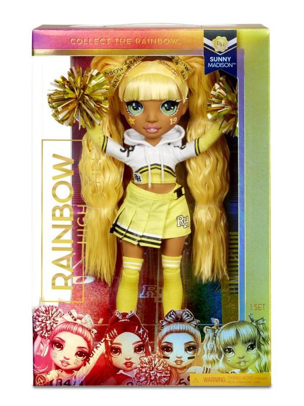 Кукла Rainbow High Cheer Doll-Sunny Madison (Yellow)