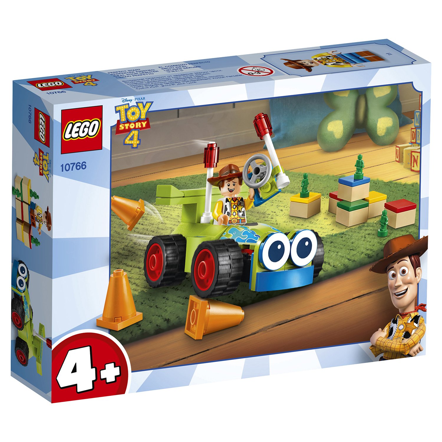 Конструктор LEGO Toy Story 4 «Вуди на машине» 10766, 69 деталей