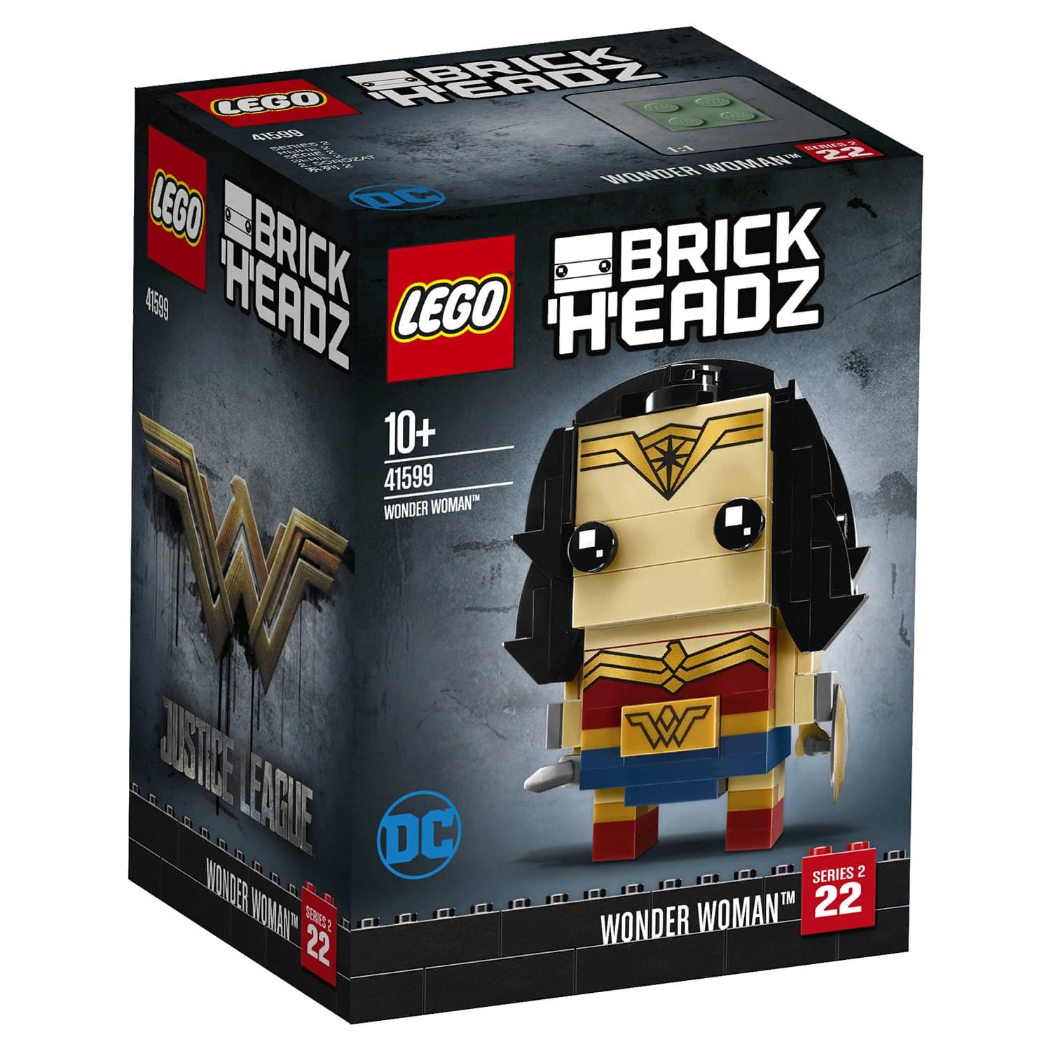 Конструктор LEGO BrickHeadz «Чудо-женщина» 41599, 143 детали