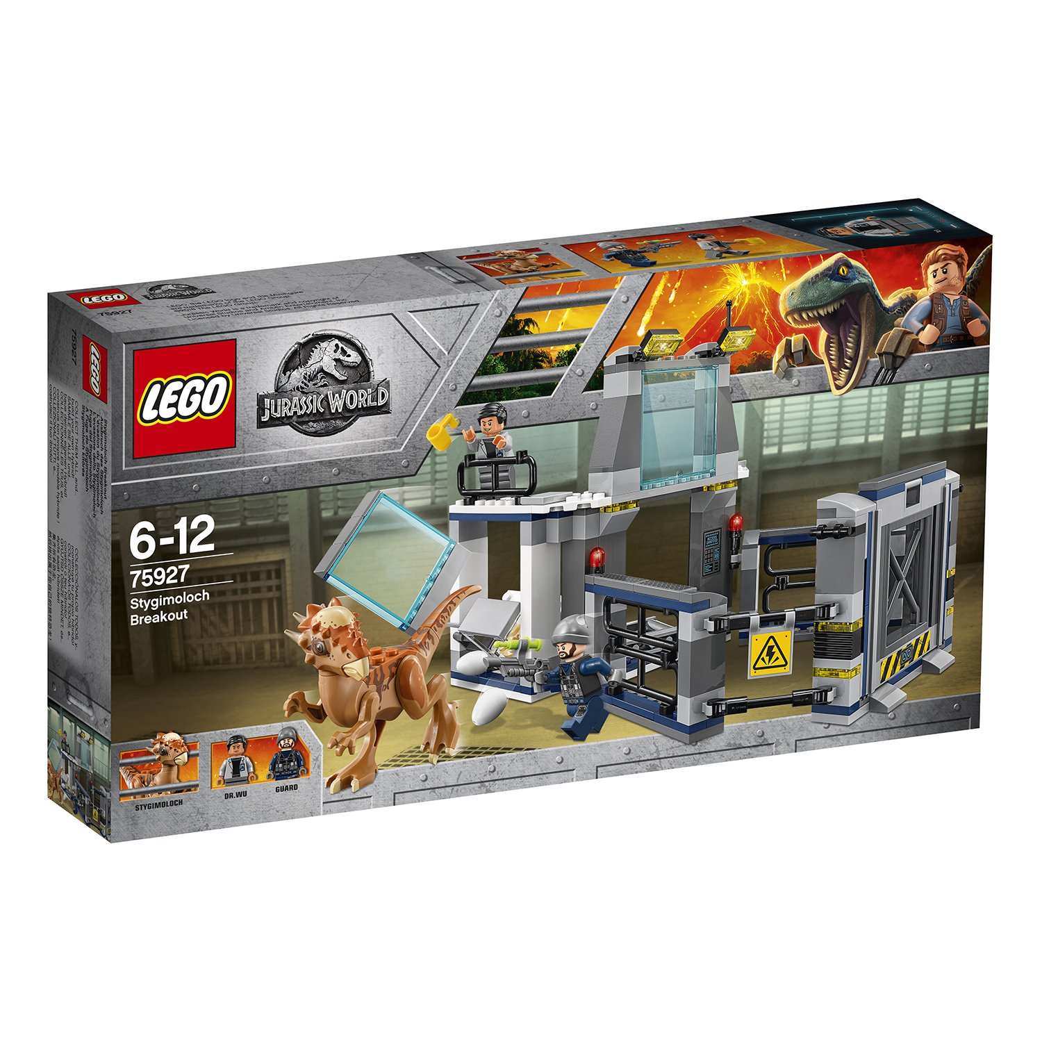 Конструктор LEGO Jurassic World «Побег стигимолоха из лаборатории» 75927, 222 детали