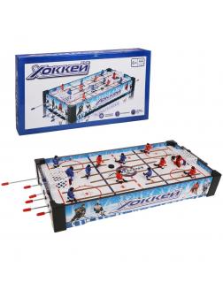 Настольная игра хоккей, в компл. игр. поле 70*31см, ворота 2шт., шайба, кор