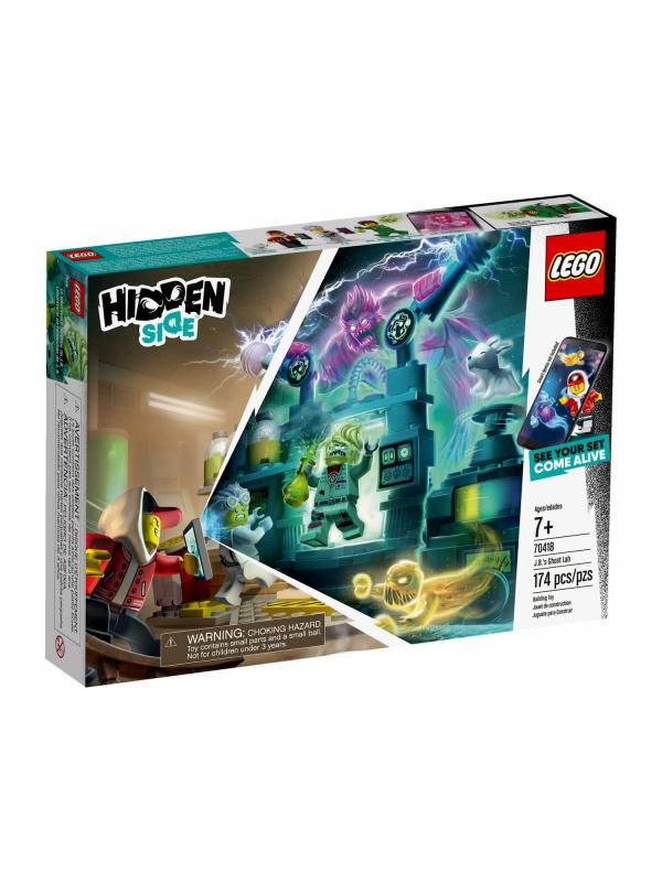 Конструктор LEGO Hidden Side «Лаборатория призраков» 70418, 174 детали