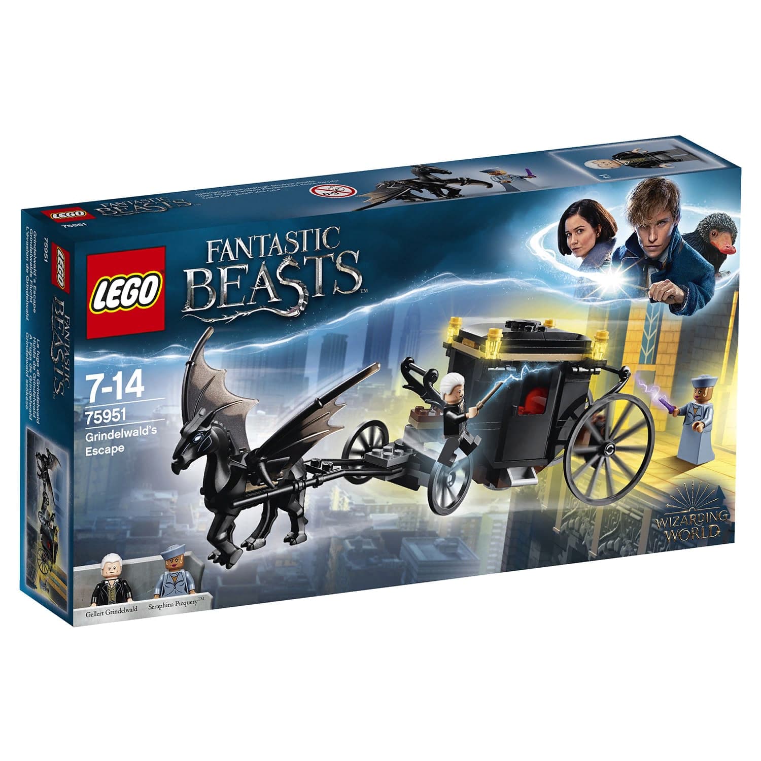 Конструктор LEGO Harry Potter «Побег Грин-де-Вальда» 75951, 132 детали