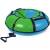Надувная ватрушка (тюбинг) 110см quot;Классикquot; голубой/зеленый с автокамерой