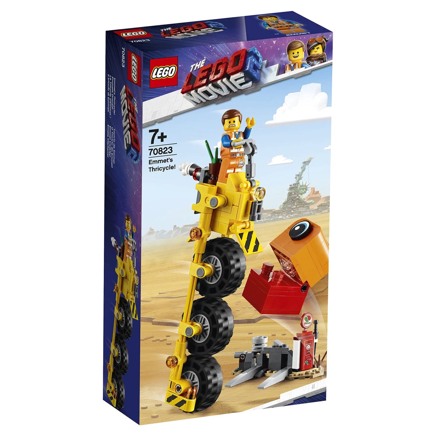 Конструктор LEGO The Movie 2 «Трехколёсный велосипед Эммета» 70823, 174 детали
