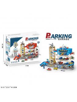 Игровой набор для мальчиков Parking Garage «Police» со спиральным лифтом / YDX52-2