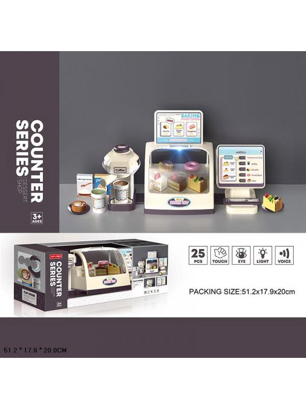 Детский игровой набор «Dessert shop» со звуковыми и световыми эффектами MW1182 / 25 деталей