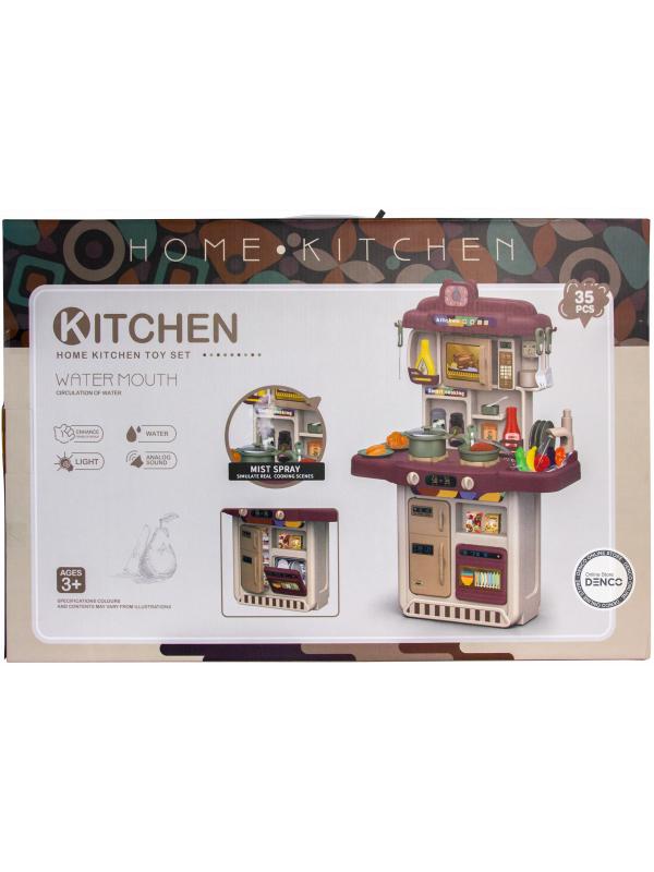 Детская кухня со звуковыми и световыми эффектами 383-052A / 34 предмета