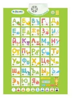 Развивающий плакат «Пластилиновая азбука» (уценка)