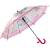 Зонтик детский «Животные» со свистком, полуавтомат, матовый, 80 см., 43410 / Розовый