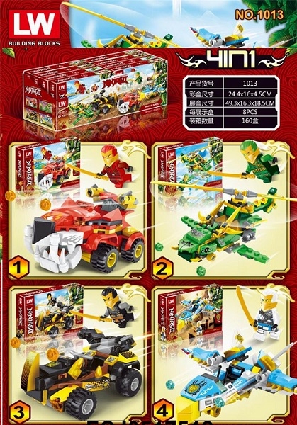 Конструктор 1013K Ninjago 