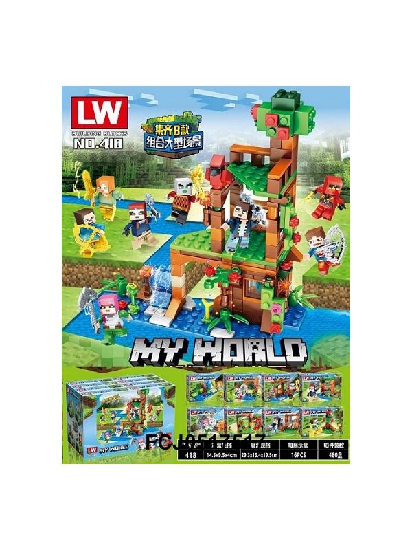 Конструктор 418 Майнкрафт 