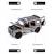 Машинка металлическая XLG 1:24 «Mercedes-Benz G-class Brabus» M929Y-1 20 см. инерционная, свет, звук в коробке / Серый