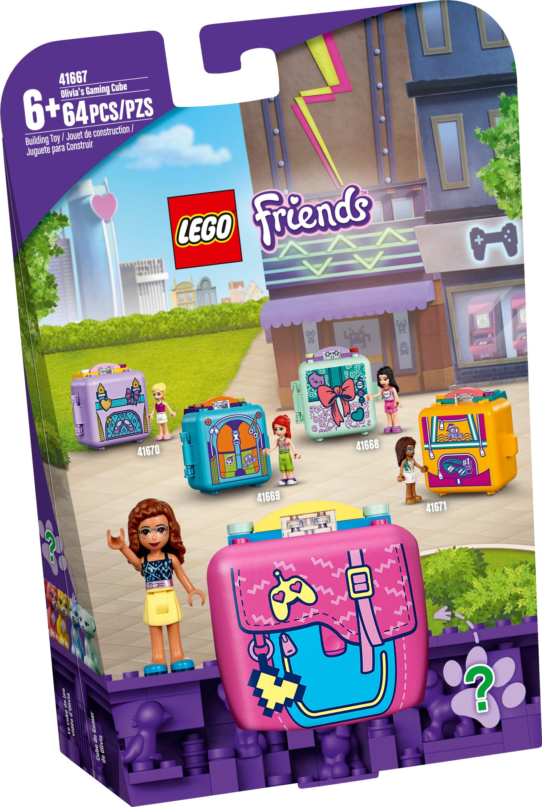 Конструктор LEGO Friends «Кьюб Оливии для игр» 41667 / 64 деталей