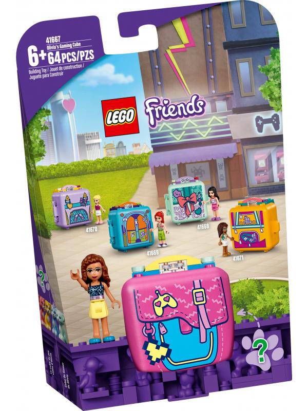 Конструктор LEGO Friends «Кьюб Оливии для игр» 41667 / 64 деталей