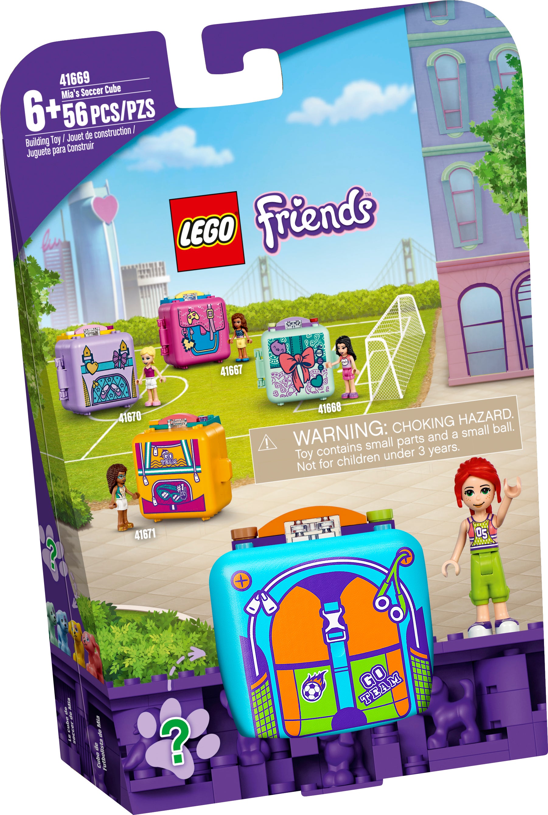 Конструктор LEGO Friends «Футбольный кьюб Мии» 41669 / 56 деталей