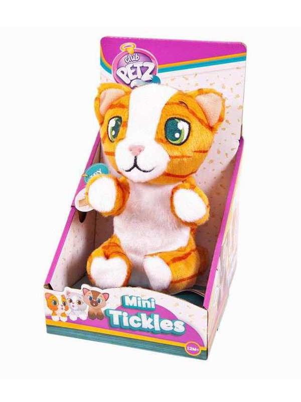 Игрушка интерактивная IMC Toys Club Petz Котенок интерактивный (рыжий полосатый) , со звуковыми эффектами, шевелит лапками если почесать животик