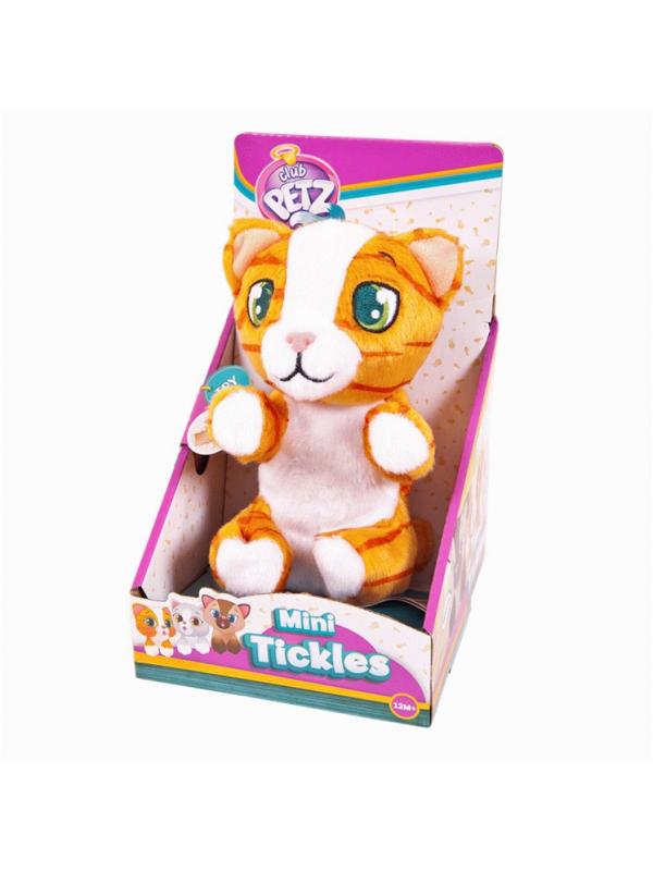 Игрушка интерактивная IMC Toys Club Petz Котенок интерактивный (рыжий полосатый) , со звуковыми эффектами, шевелит лапками если почесать животик