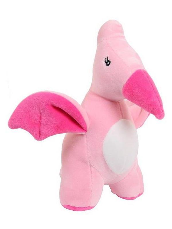 Мягкая игрушка Abtoys Dino Baby Динозаврик розовый, 19см