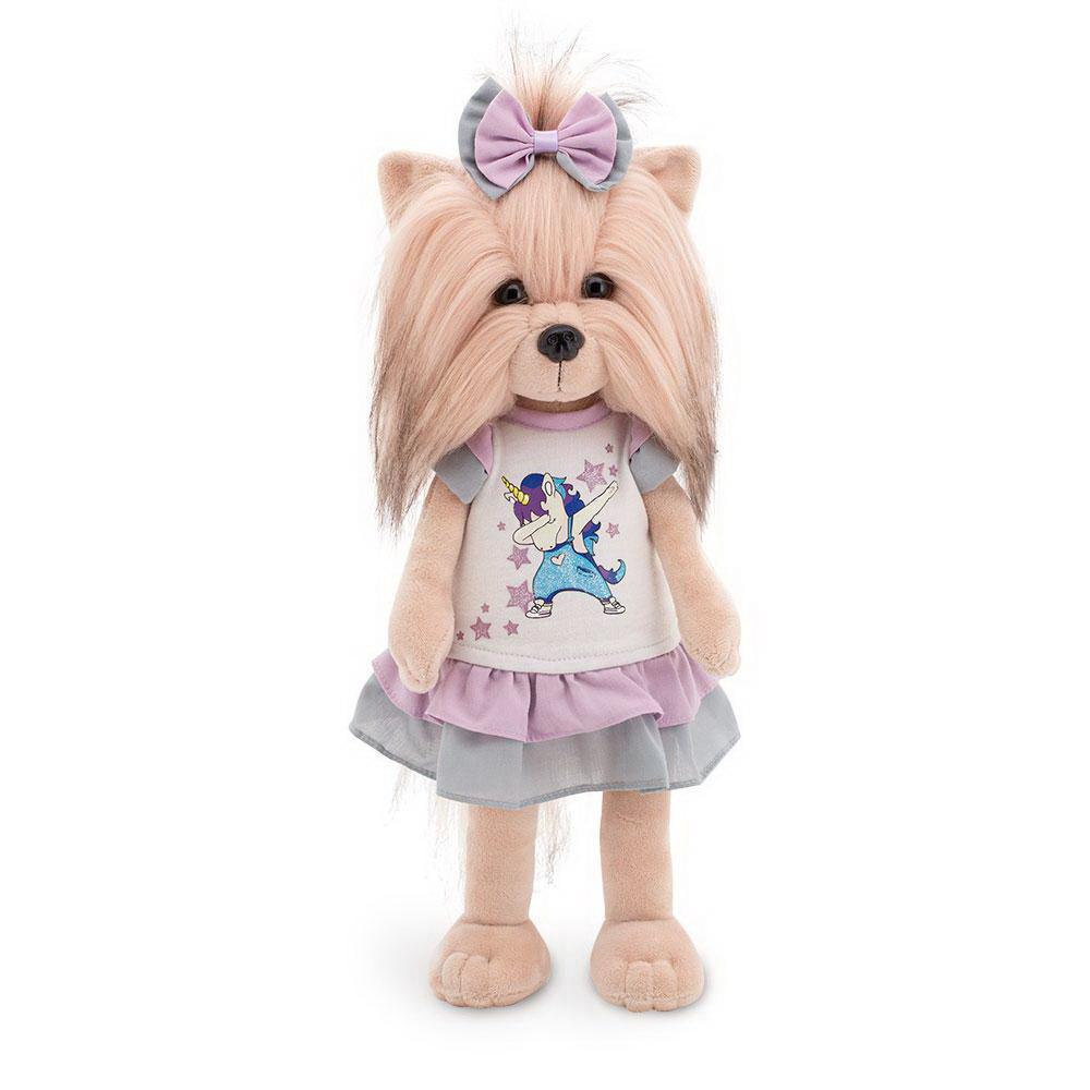Мягкая игрушка Orange Toys Собачка Lucky Yoyo Юникорн дэб с каркасом 25 см