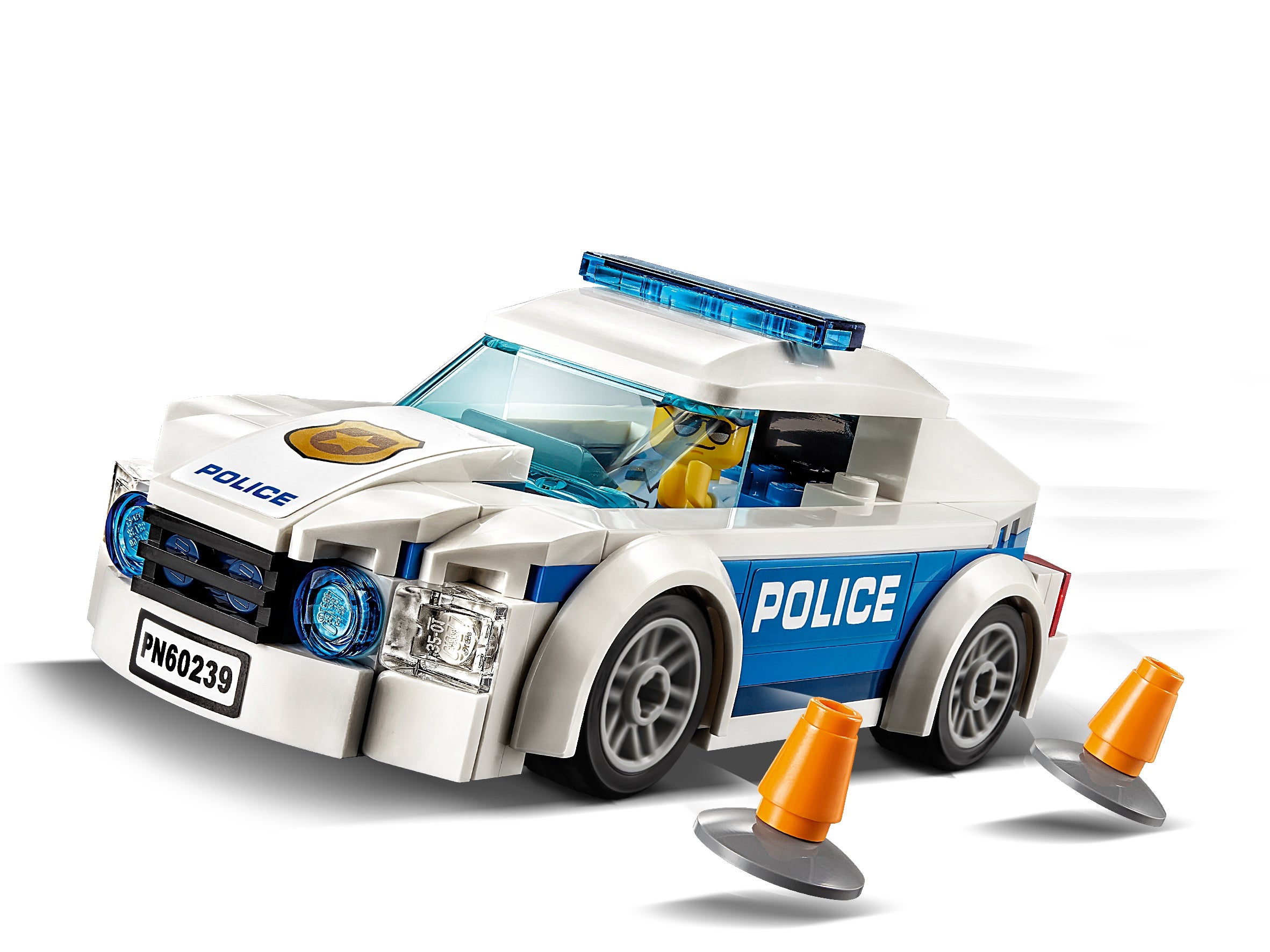 Конструктор LEGO CITY Police «Автомобиль полицейского патруля» 60239 / 92 детали