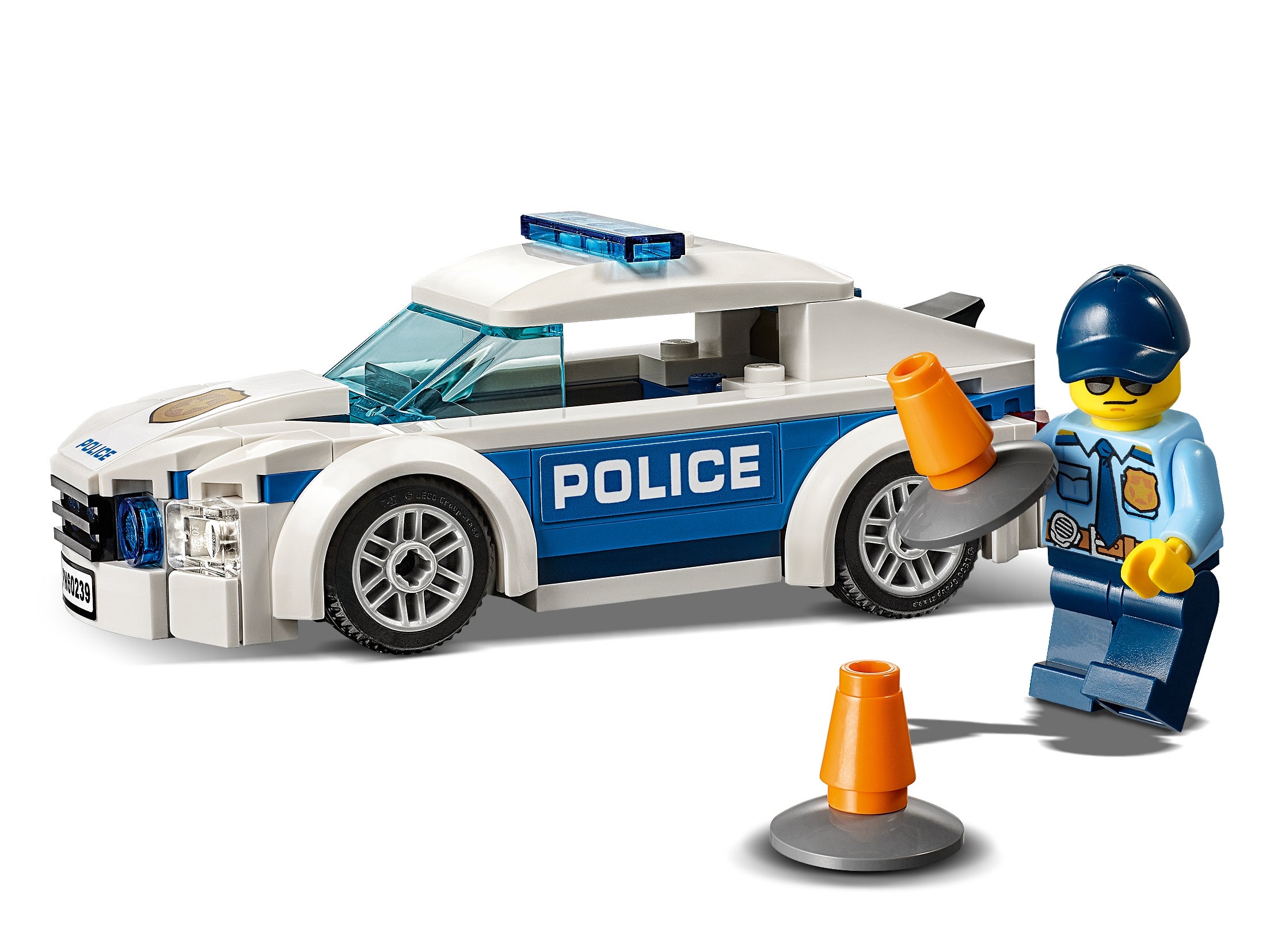 Конструктор LEGO CITY Police «Автомобиль полицейского патруля» 60239 / 92 детали
