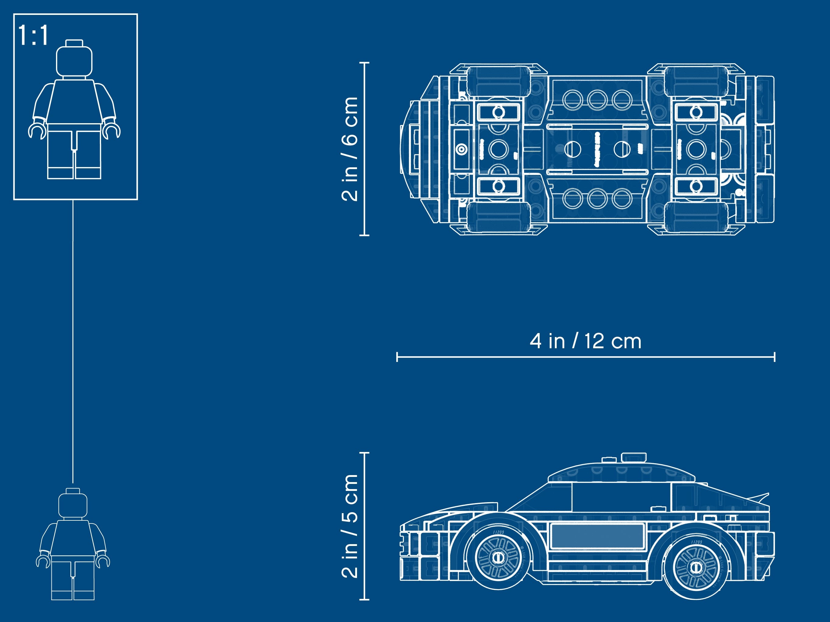 Конструктор LEGO CITY Police «Автомобиль полицейского патруля» 60239 / 92 детали
