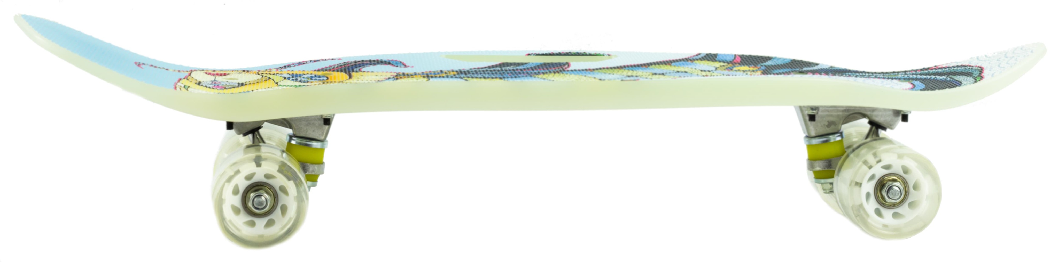 Пенни-Борд со светящимися колесами и ручкой для переноски, 65 см. 00480 / Микс